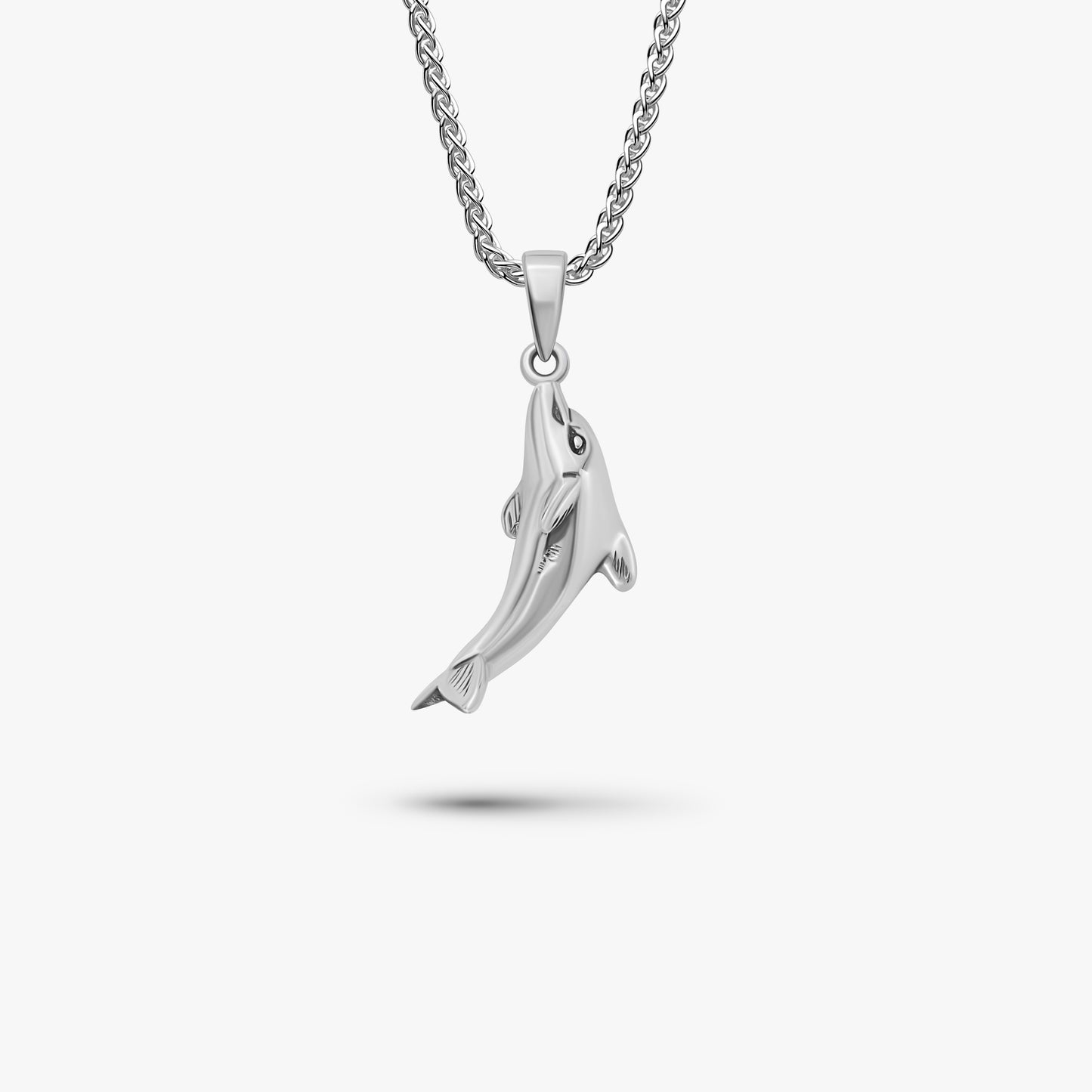 dolphin 925 silver necklace