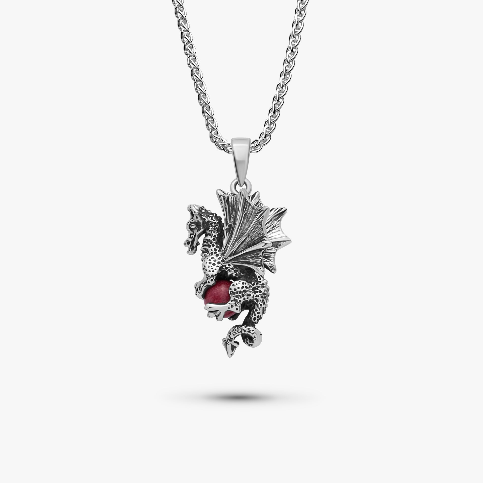 dragon 925 silver necklace