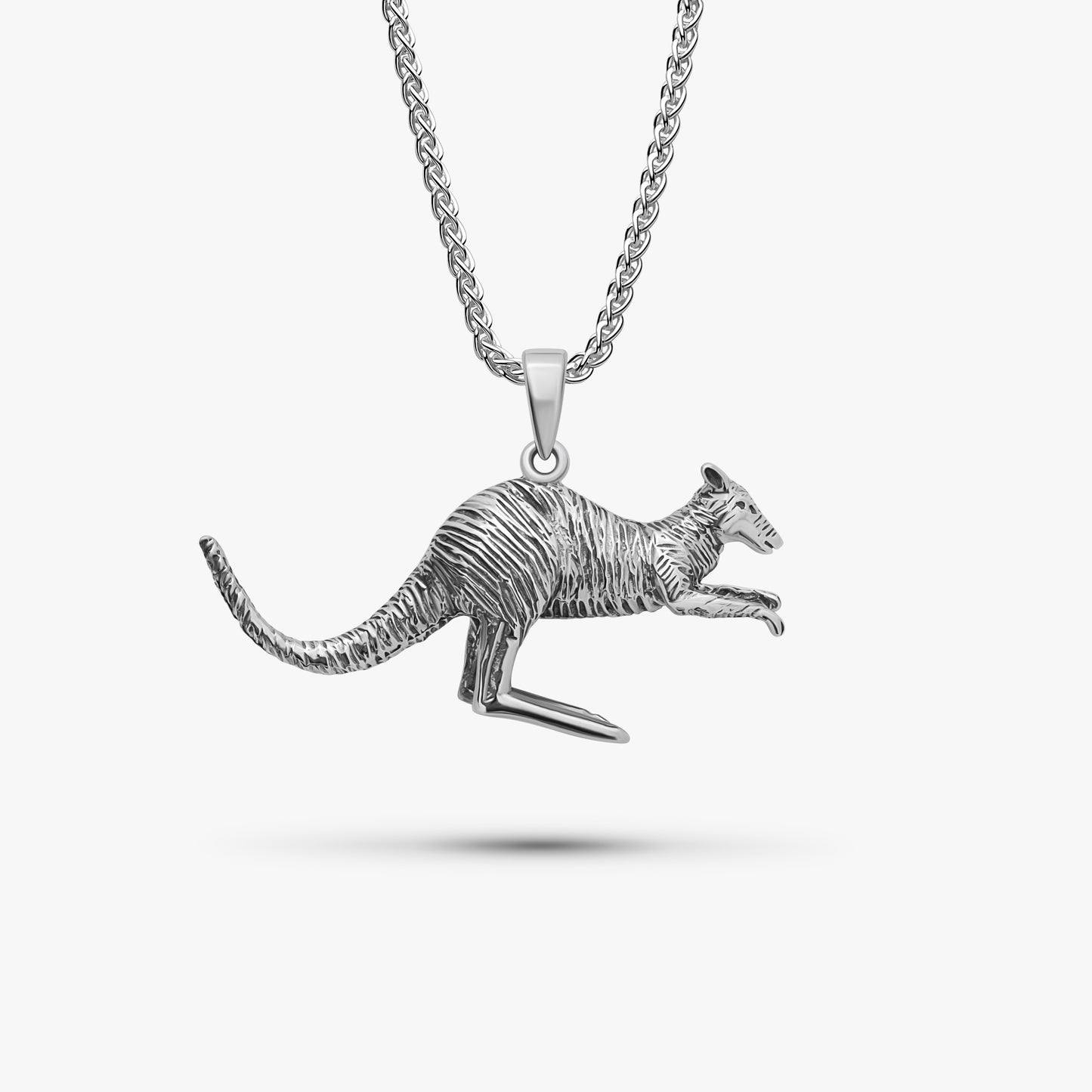 kangaroo 925 silver necklace