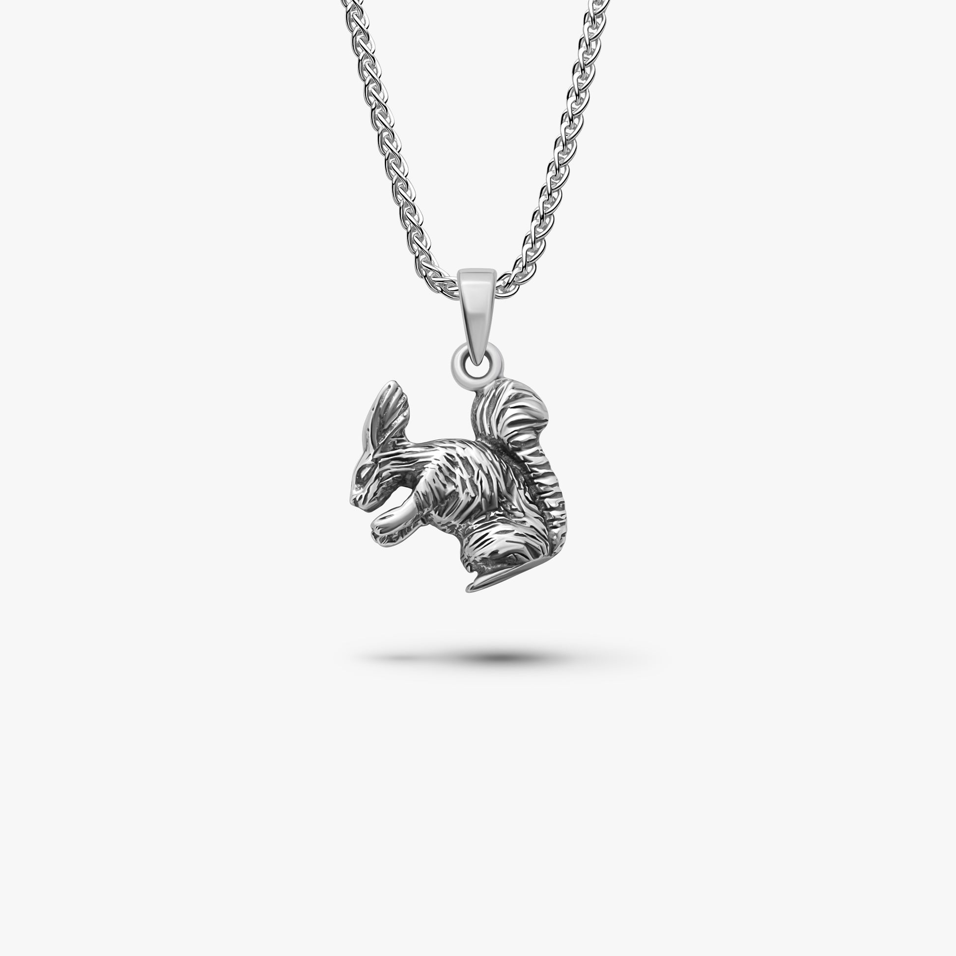 squirrel 925 silver necklace